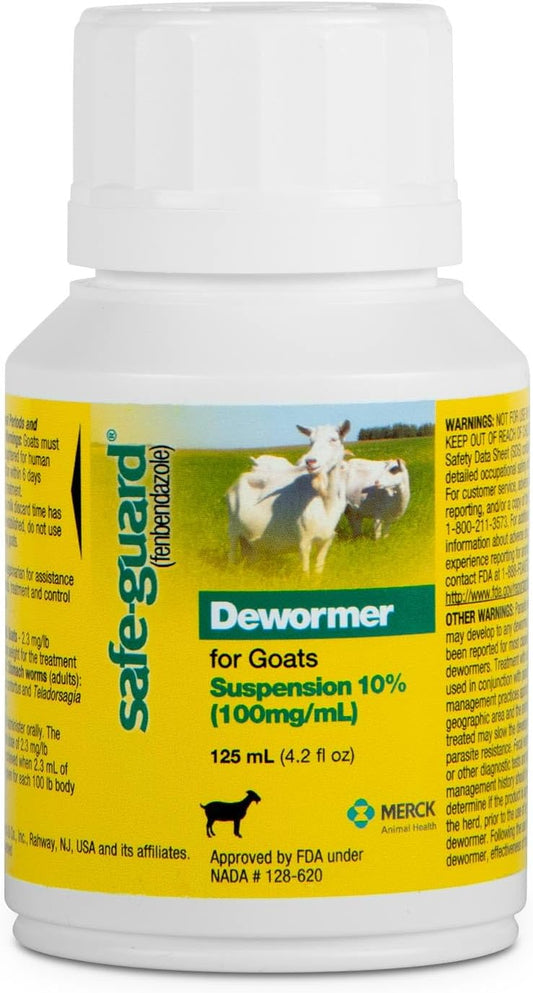 Safe-guard (Fenbendazole) Dewormer Liquid 125ml