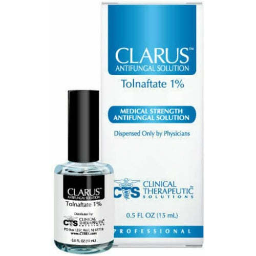 Clarus Solution Antifungal 1%, 0.5 floz