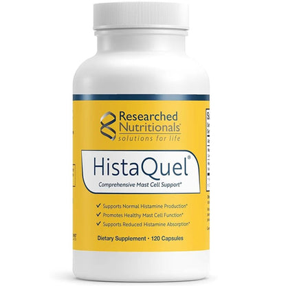 HistaQuel - Mast Cell Support | Histamine & Immune Health with Black Cumin Seed, Stinging Nettle & Quercetin (120 Capsules)